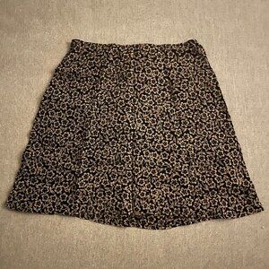 Reformation Gracie Skirt - Floral Print, Gently Worn